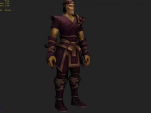 cloth set - monkey 03 3D Model