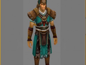 cloth set - monkey 04 Model 3D