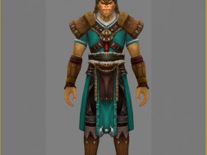 cloth set - monkey 04 Model 3D