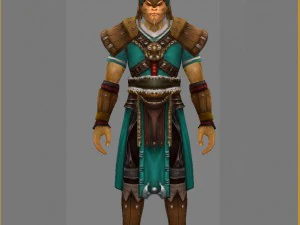 cloth set - monkey 04 3D Model