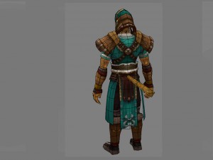 cloth set - monkey 04 Model 3D