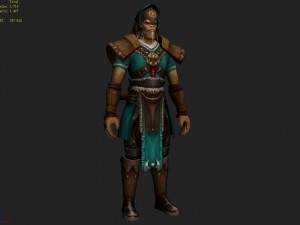 cloth set - monkey 04 Model 3D