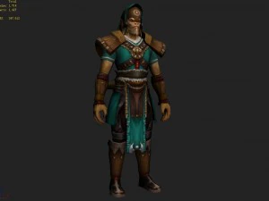 cloth set - monkey 04 3D Model