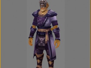 cloth set - monkey 05 Model 3D