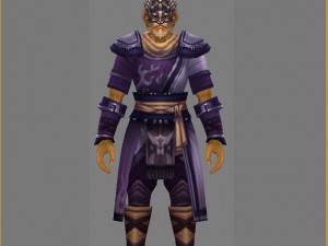 cloth set - monkey 05 Model 3D