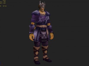 cloth set - monkey 05 Model 3D