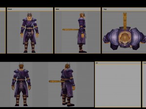 cloth set - monkey 05 Model 3D