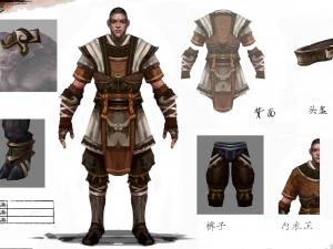 cloth set - monkey 06 3D Model