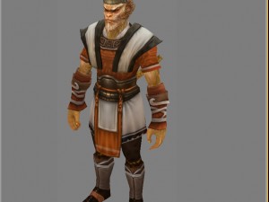 cloth set - monkey 06 3D Model