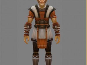 cloth set - monkey 06 3D Model