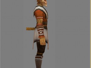 cloth set - monkey 06 3D Model