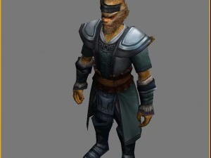 cloth set - monkey 07 3D Model