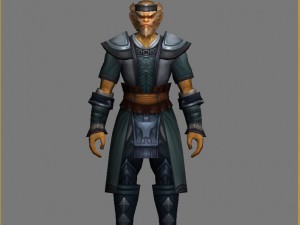 cloth set - monkey 07 3D Modell