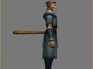 cloth set - monkey 07 3D Model