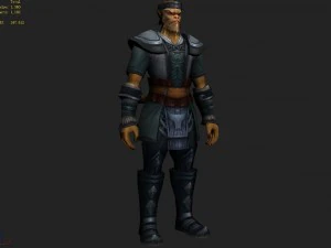 cloth set - monkey 07 3D Model