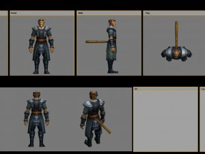 cloth set - monkey 07 3D Model