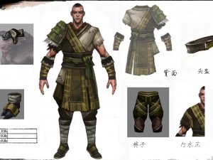 cloth set - monkey 08 Modelo 3D