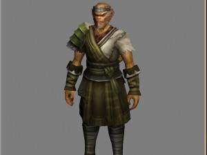 cloth set - monkey 08 3D Model