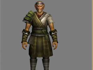 cloth set - monkey 08 3D Model