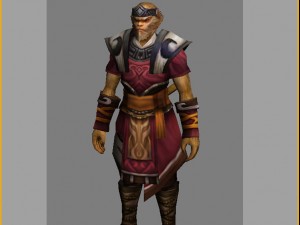 cloth set - monkey 09 3D Model