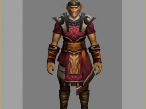 cloth set - monkey 09 3D Model