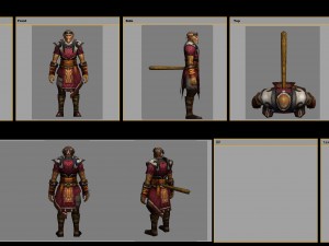cloth set - monkey 09 3D Model