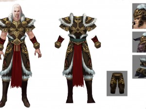 cloth set - monkey 10 3D Модель
