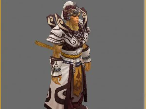 cloth set - monkey 11 3D Model