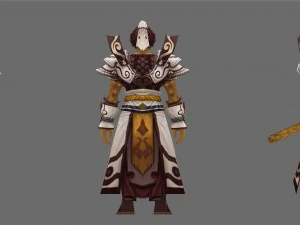 cloth set - monkey 11 3D Model