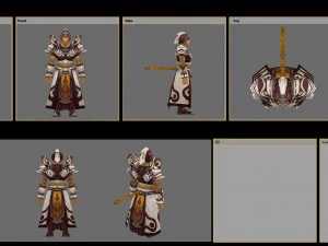 cloth set - monkey 11 3D Model