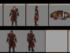 cloth set - male 02 3D Model