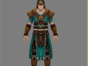 cloth set - male 03 3D Model