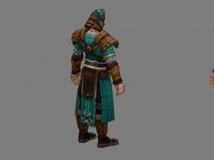 cloth set - male 03 3D Model