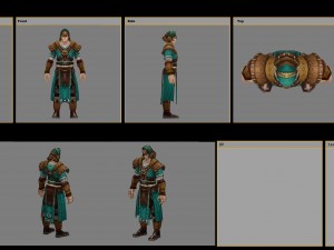 cloth set - male 03 3D Model