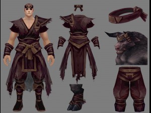 cloth set - male 04 Modelo 3D