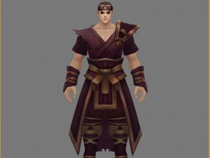 cloth set - male 04 3D Model