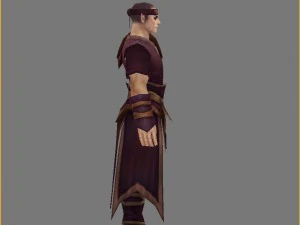 cloth set - male 04 3D Model