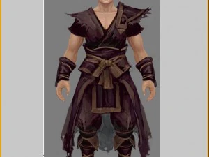 cloth set - male 04 3D Model