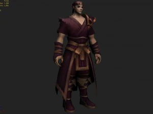cloth set - male 04 3D Model