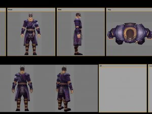 cloth set - male 05 3D Model