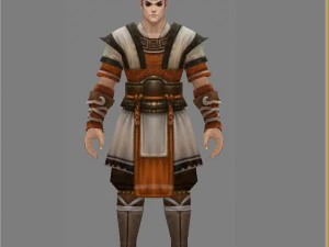 cloth set - male 06 3D Model