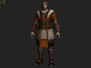 cloth set - male 06 3D Model