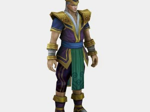 komplet ubrań - męski 07 Model 3D