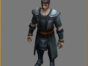 cloth set - male 08 3D Model