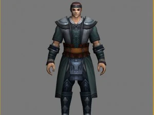 cloth set - male 08 3D Model