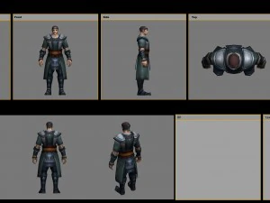 cloth set - male 08 3D Model