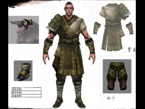 cloth set - men 09 Modello 3D