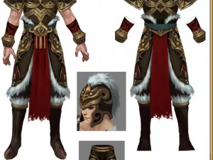 cloth set - men 11 3D Model