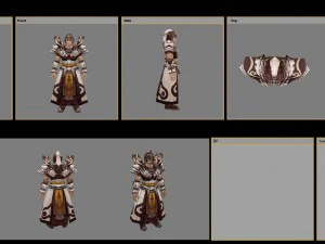 cloth set - male 12 3D Model
