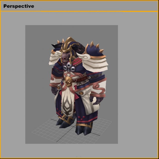 cloth set - cow devil 3D Model .c4d .max .obj .3ds .fbx .stl .blend 